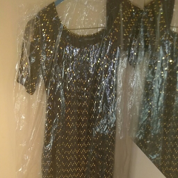 Ashley Stewart Dresses & Skirts - Black and Gold Dress Ashley Stewart Dresses & Skirts - Black and Gold Dress